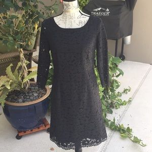 Lilly Pulitzer black lace 3/4 Sleeve nwot!!❤️
